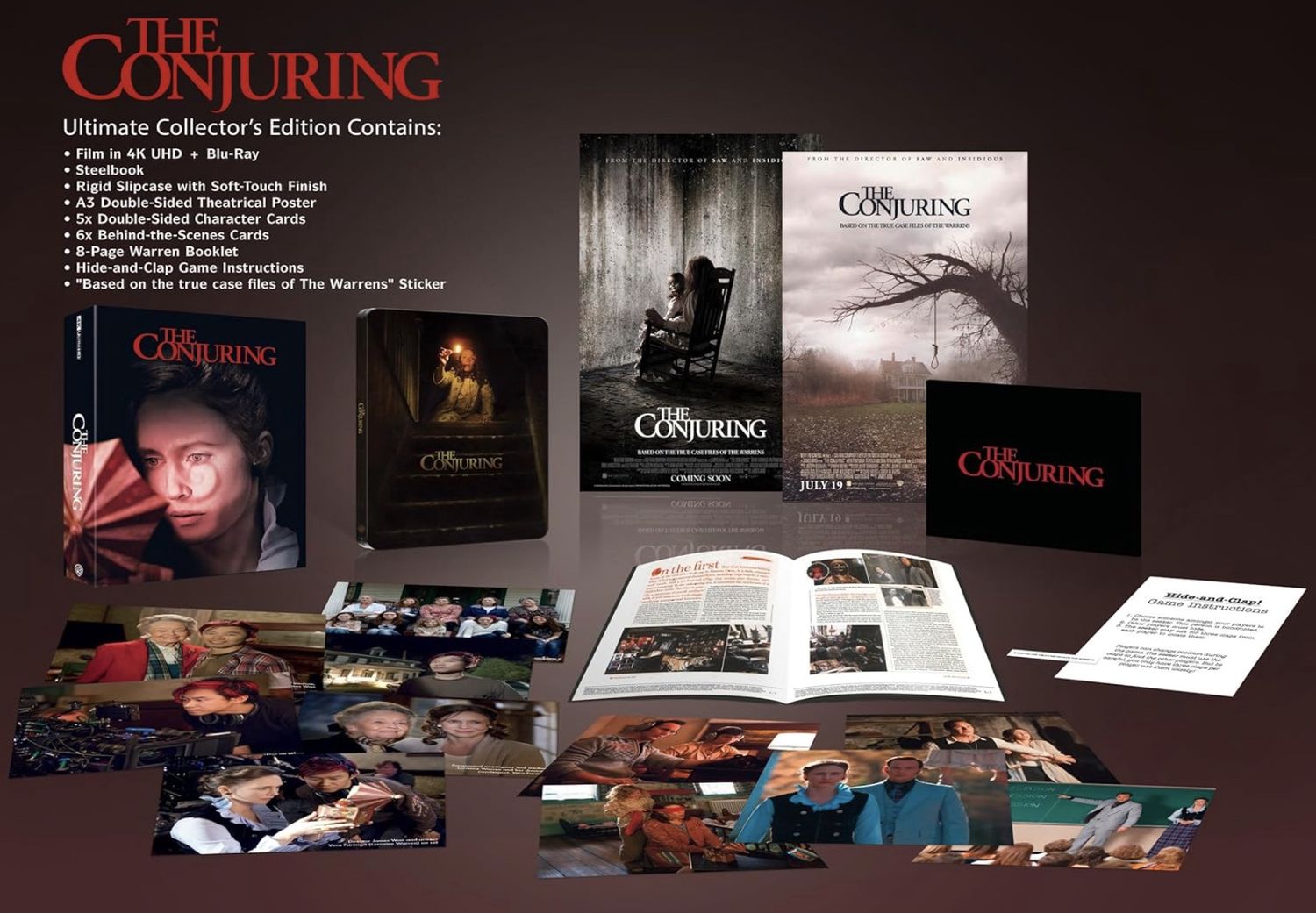Conjuring Collector&#39;s Edition LE (4K-UHD) ***Preorder*** 8/25
