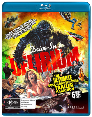 Drive-In Delirium: Ultimate Dusk-Til-Dawn-Til-Dusk Trailer Marathon (Blu-ray)