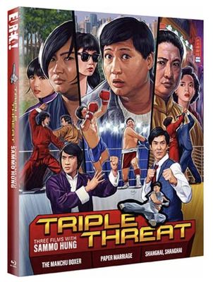 Triple Threat : Three Films With Sammo Hung (Region A + B) Blu-ray w/Slip