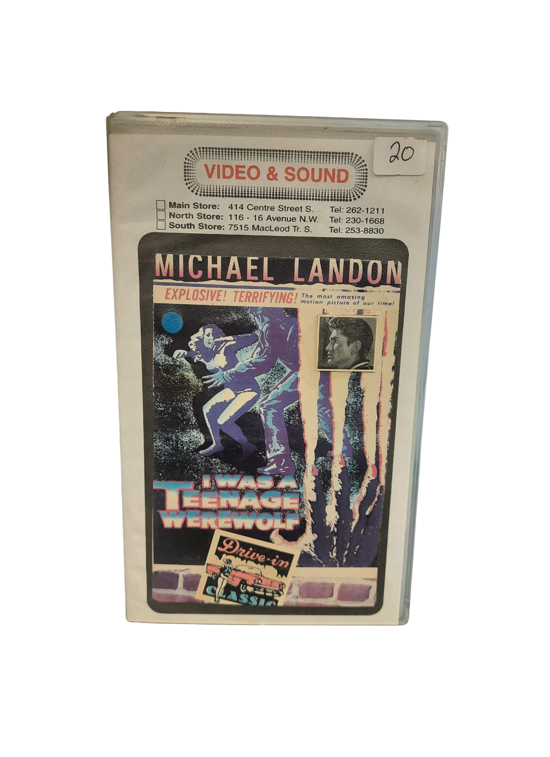 I Was A Teenage Werewolf (Cut-box VHS)