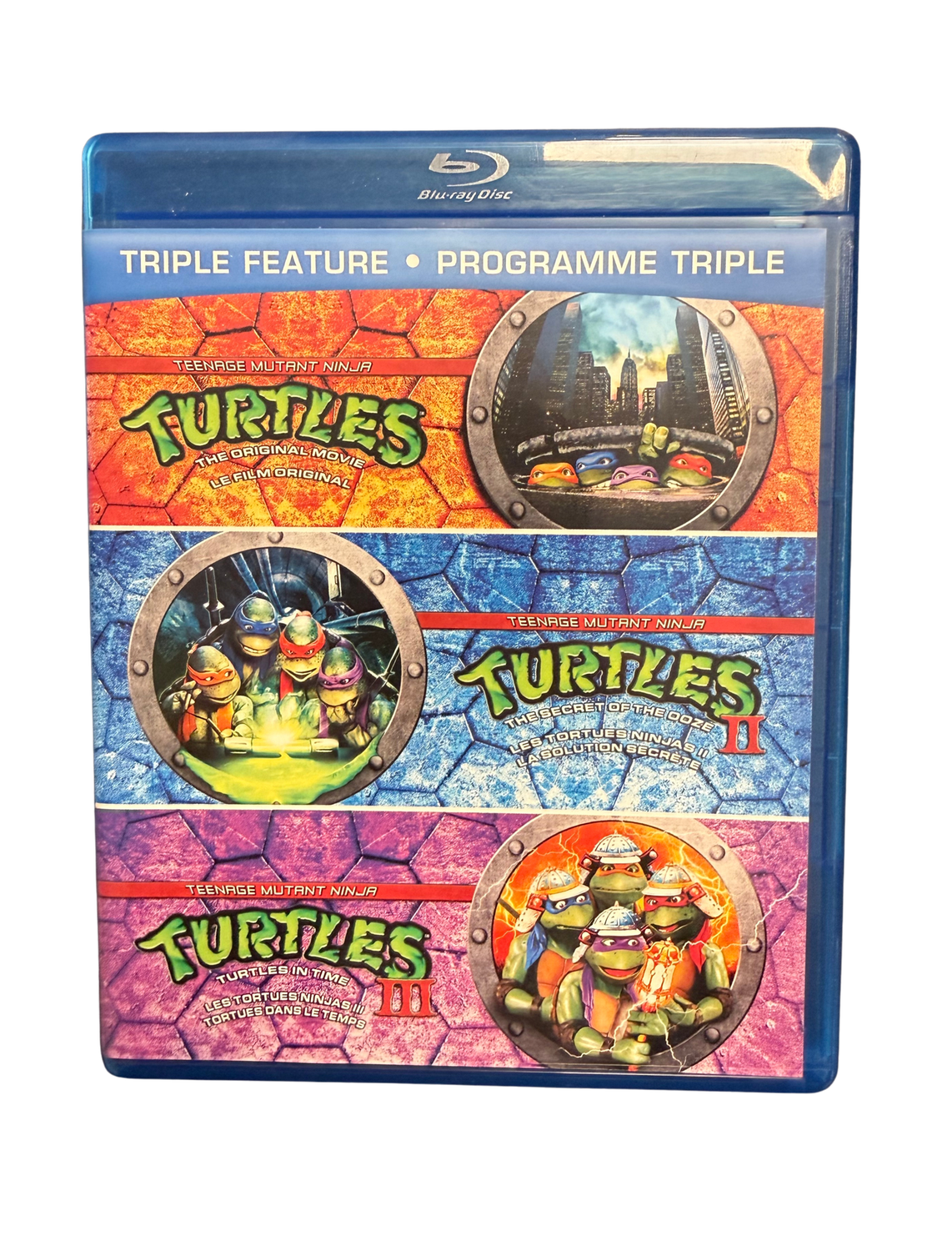 Teenage Ninja Turtles Triple Feature (Used Blu)