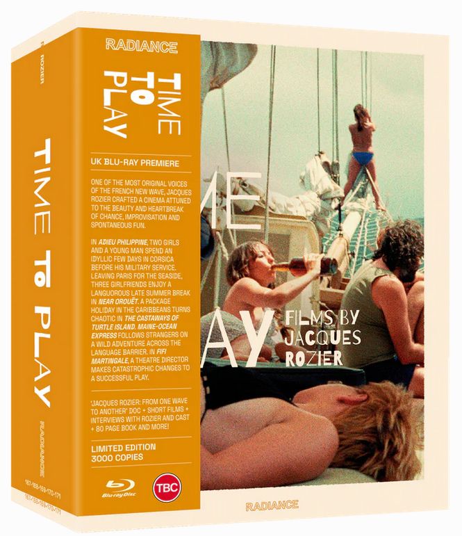 Time to Play: Films by Jacques Rozier LE (Region B) Blu-ray ***Preorder*** 4/20