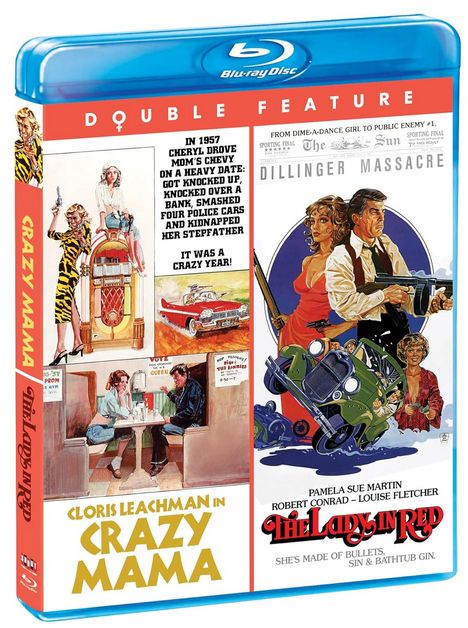 Crazy Mama / The Lady in Red Double Feature (Blu-ray) ***Preorder*** 5/5