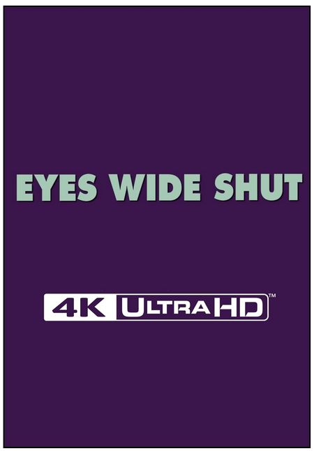 Eyes Wide Shut LE Steelbook (4K-UHD) ***Preorder*** DATE TBA