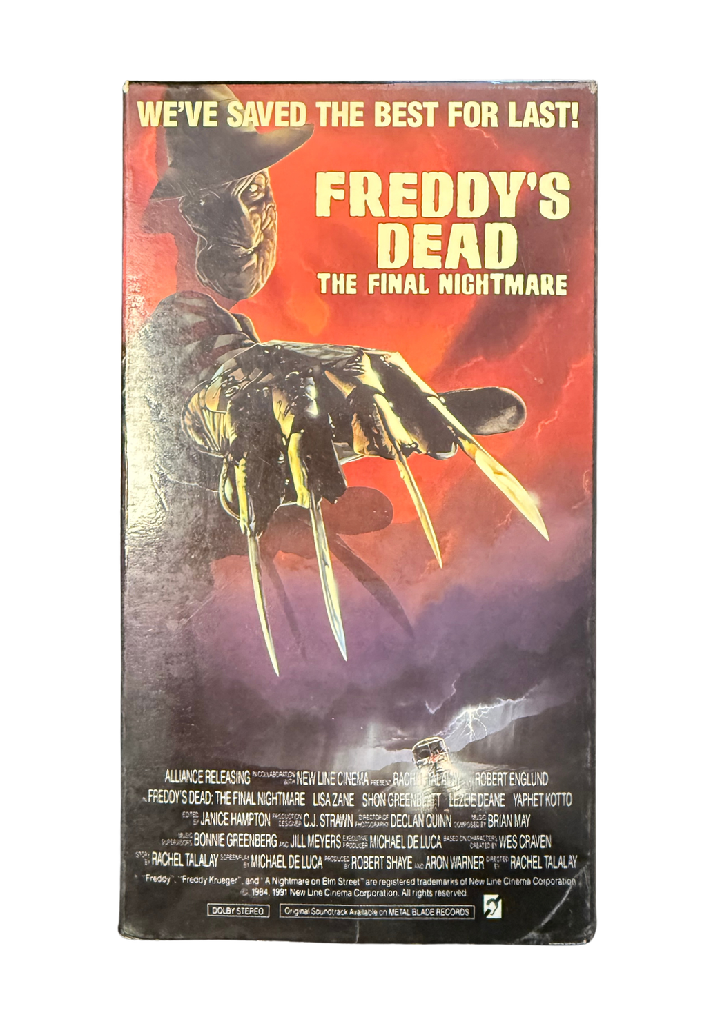 Freddy's Dead the Final Nightmare (VHS)