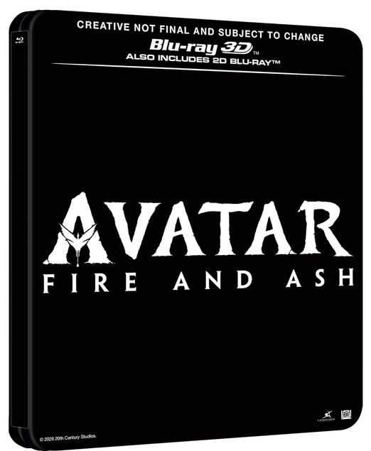 Avatar - Fire And Ash 3D LE Steelbook (Region B) Blu-ray ***Preorder*** 6/15