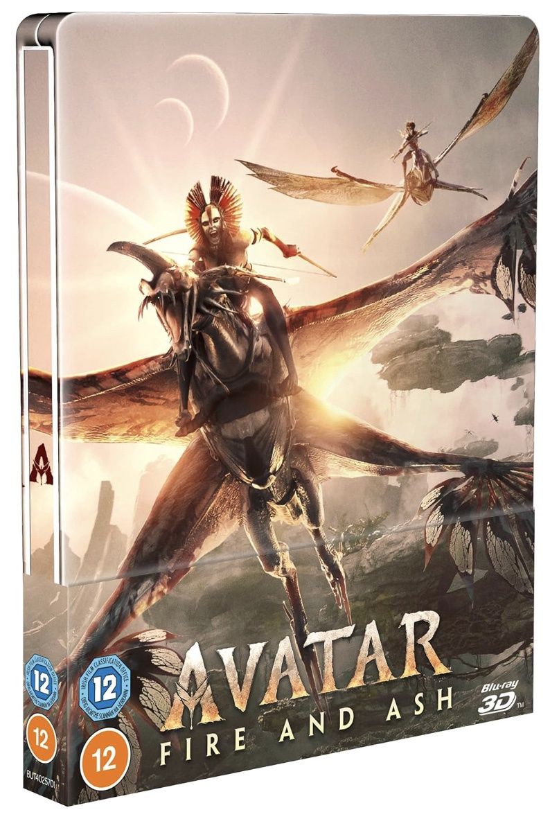 Avatar - Fire And Ash 3D LE Steelbook (Region B) Blu-ray