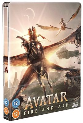 Avatar - Fire And Ash 3D LE Steelbook (Region B) Blu-ray