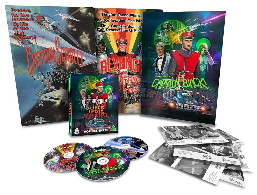 Captain Scarlet And The Mysterons : Super Space Theatre Volume 3 (Region Free) Blu-ray  ***Preorder*** 9/14
