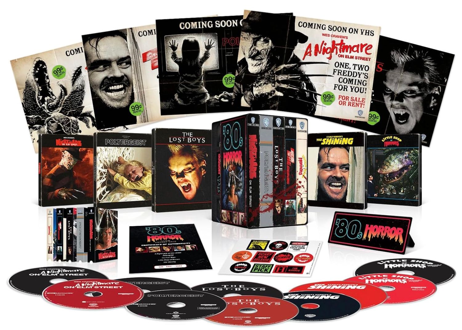 80s Horror SteelBook Library Case (4K-UHD) ***Preorder*** 10/5
