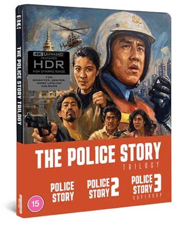 Police Story Trilogy LE Steelbook (4K-UHD) ***Preorder*** 1/18