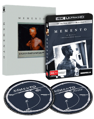 Christopher Nolan's Memento 25th Anniversary (4K-UHD) ***Preorder*** 1/27
