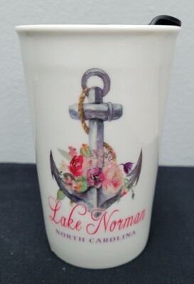 WC Anchor Bouquet Ceramic Mug w/Lid