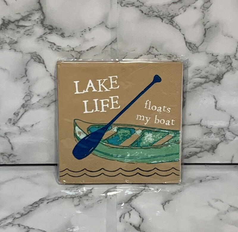 Lake Napkin Sets, Design: Floats my boat