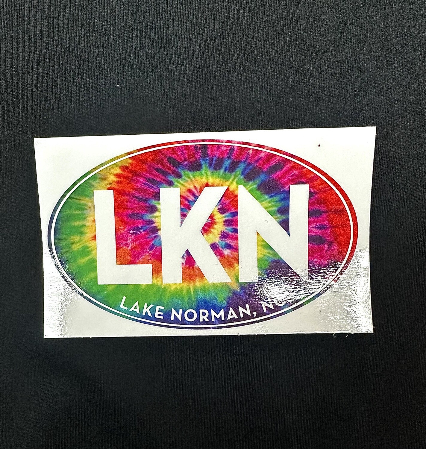 LKN Oval Tie Dye Decal