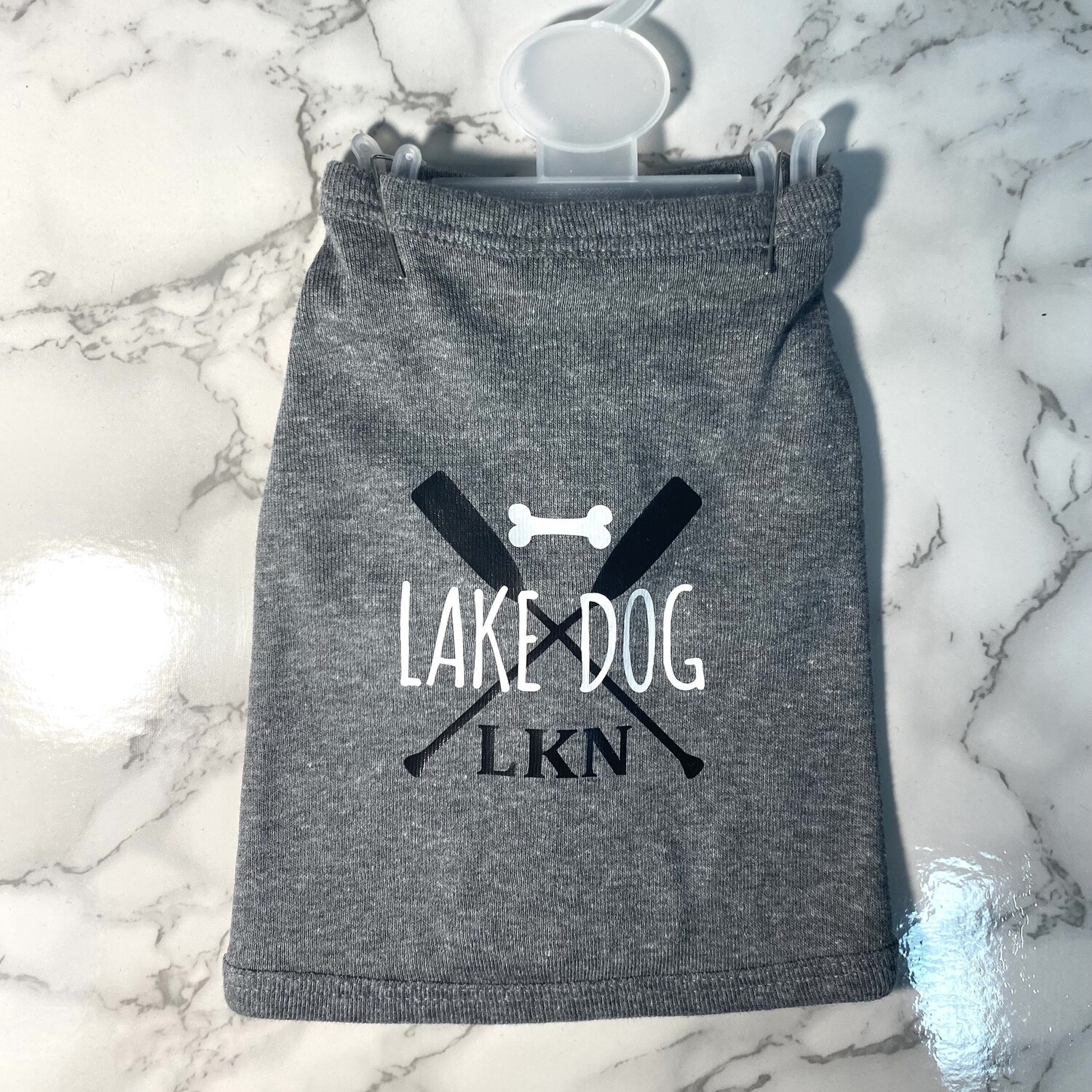 Dog Tee, Colour: G Hthr, Size: XSM