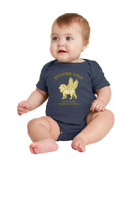 Future Lion Onesie, Colour: Navy, Size: Newborn - RS4400