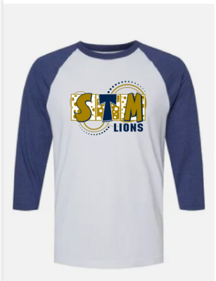 STM Lions Adult Baseball Tee