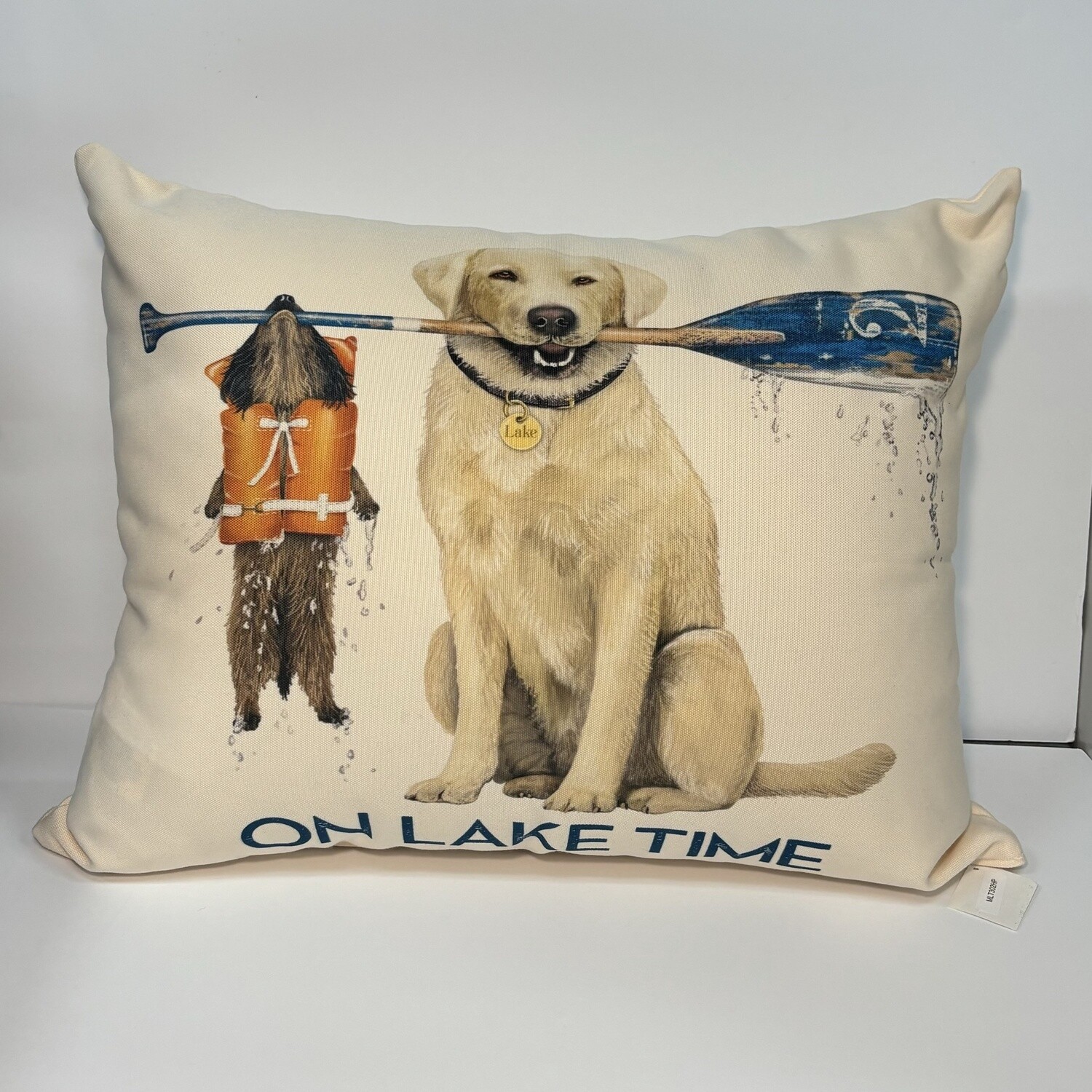 Pillow 19x24 Lake Time Dogs
