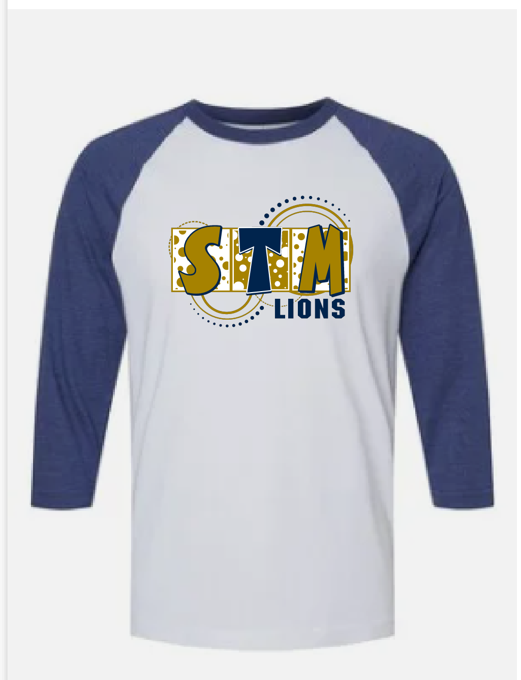 STM Lions Adult Baseball Tee