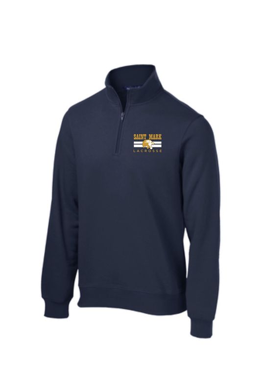 St. Mark Lacrosse Adult 1/4 Zip Sweatshirt