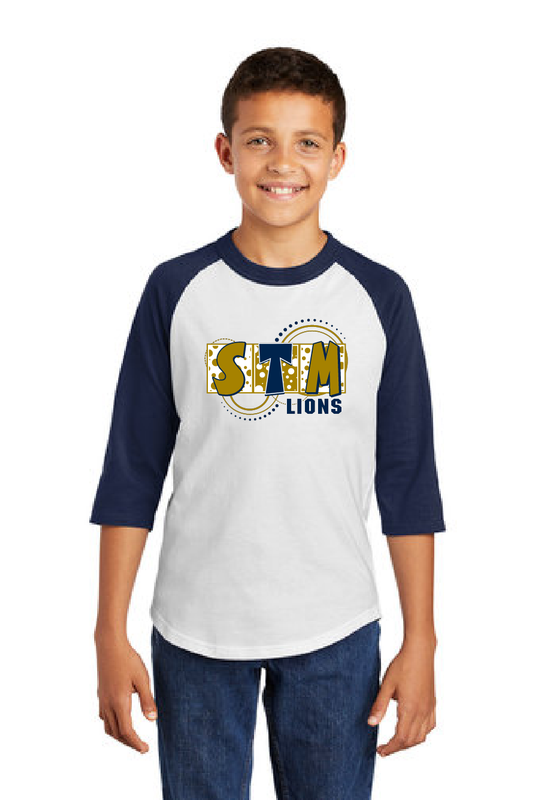 STM Lions Youth Baseball Tee