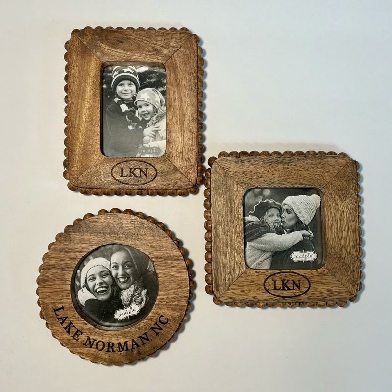 Small Bead Wood Frame