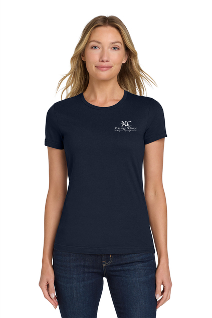 NC Massage Ladies Softstyle Tee - 64000L