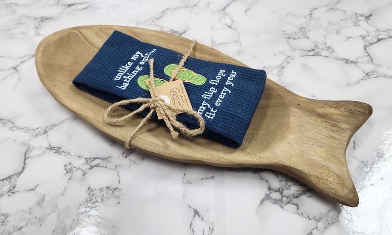 Fish Board &amp; Towel Set