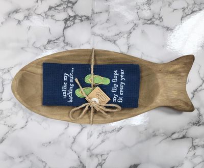 Fish Board &amp; Towel Set