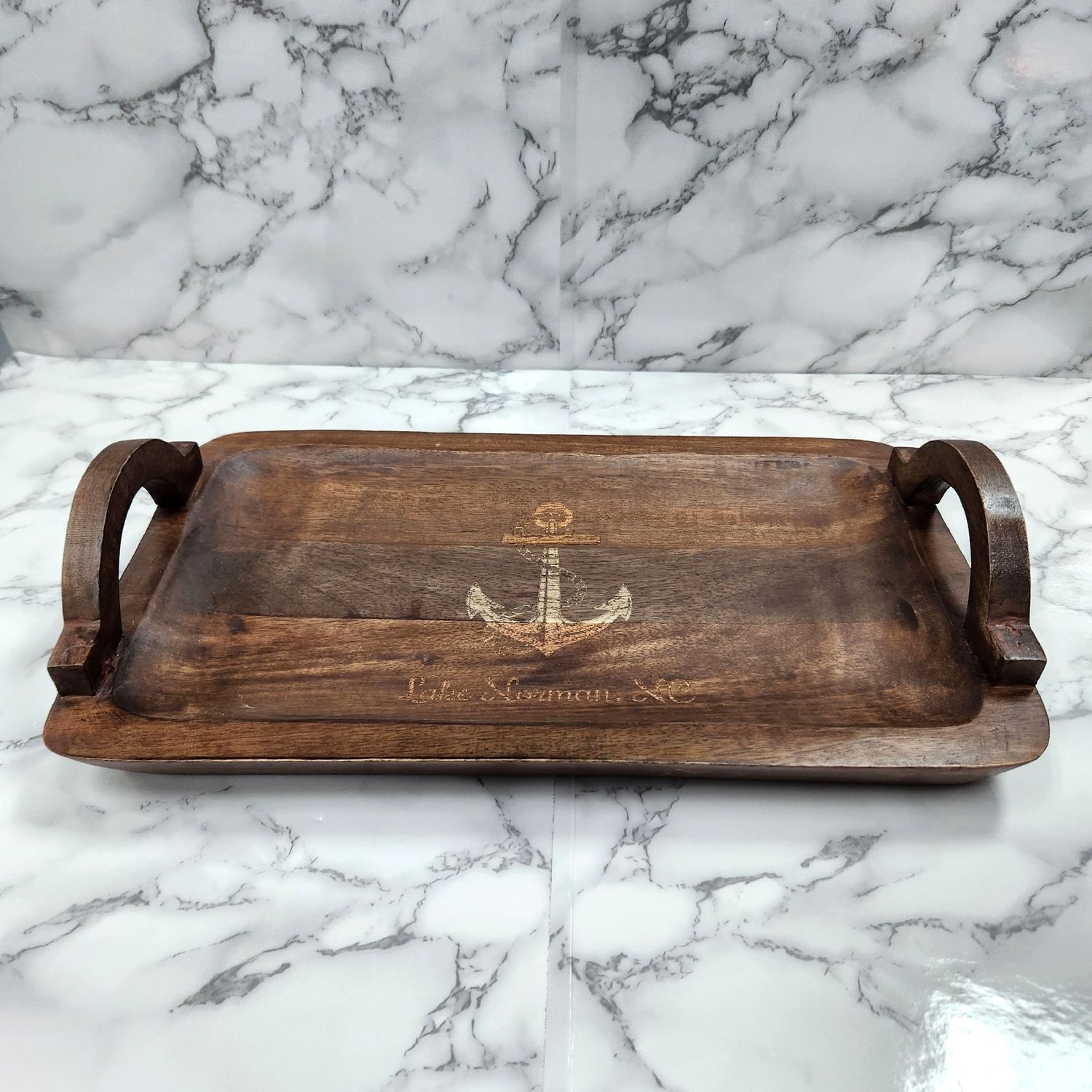 Wooden Tray w/Handles