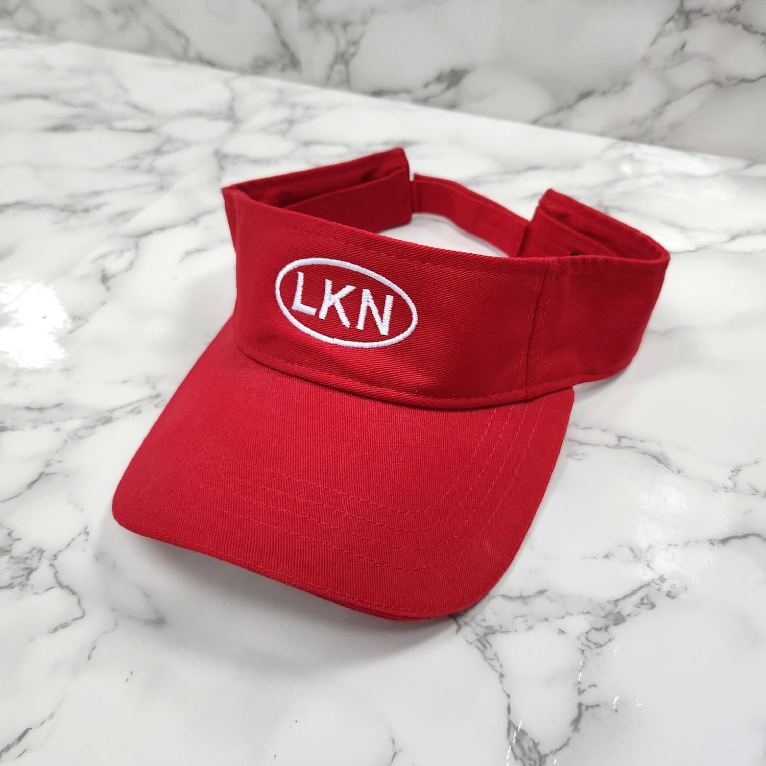 LKN Sandwich Visor Red