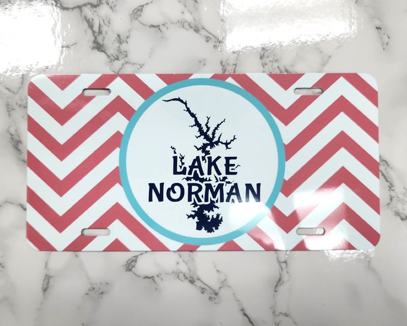 License Plate LKN - Chevron