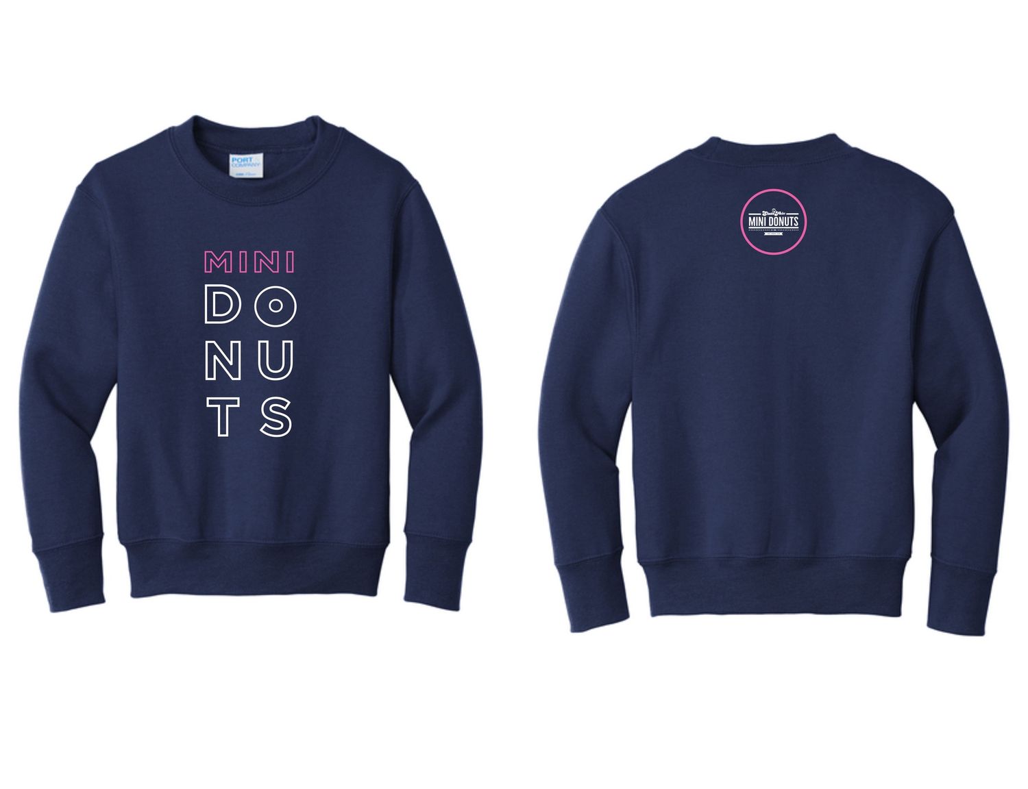 Mini Donuts Youth Crewneck Sweatshirt