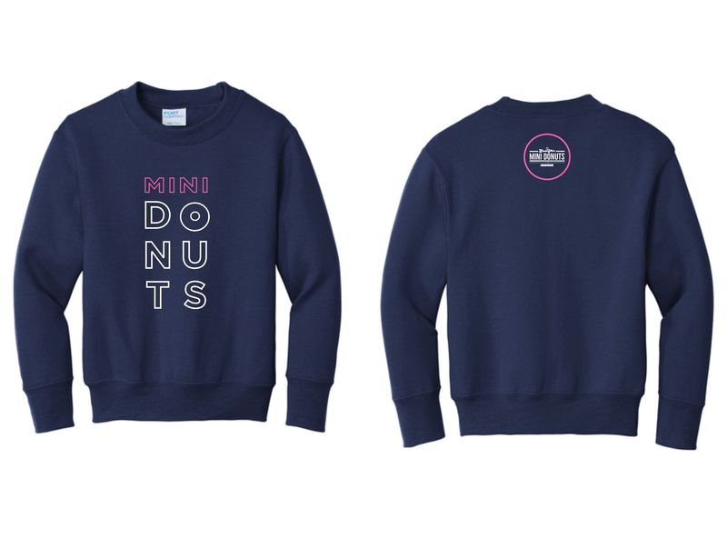 Mini Donuts Youth Crewneck Sweatshirt