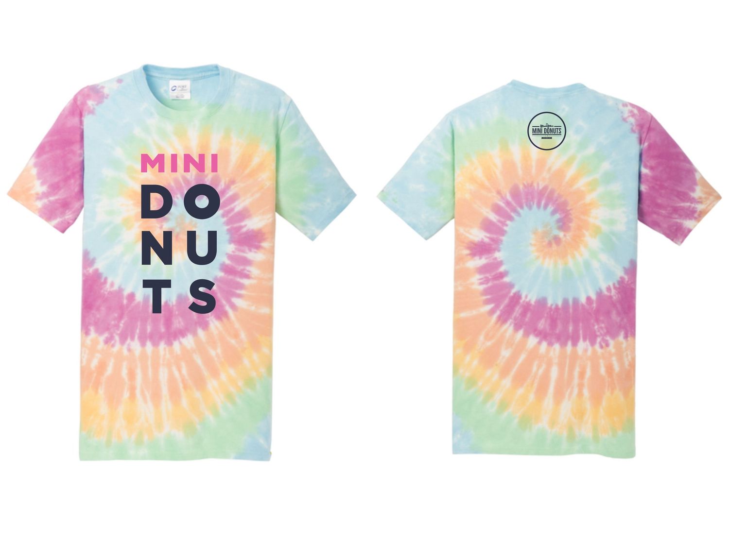 Mini Donuts Adult Tie Dye Tee