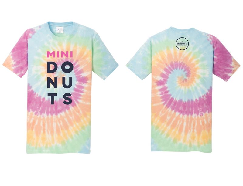 Mini Donuts Adult Tie Dye Tee