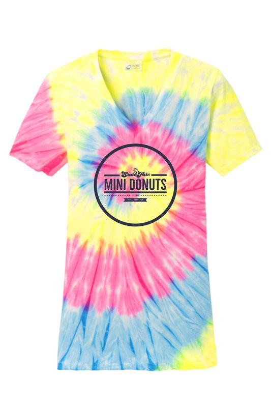 SFMD Women&#39;s V-Neck Tie Dye Tee