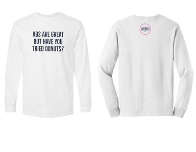 Abs Are Great Adult Cotton Long Sleeve