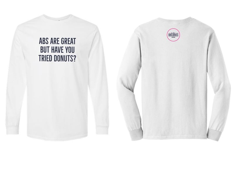 Abs Are Great Adult Cotton Long Sleeve