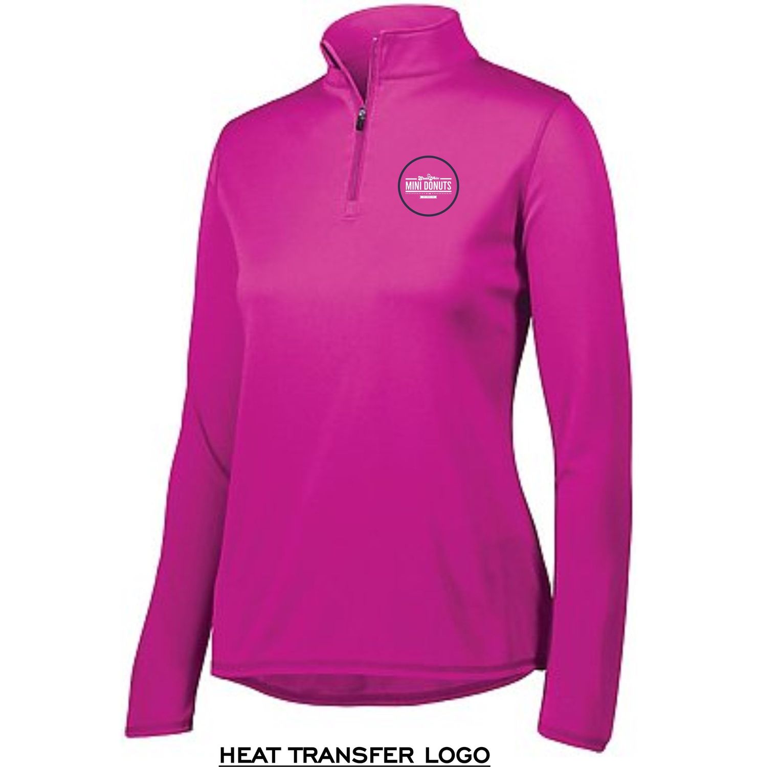 SFMD Women&#39;s Performance 1/4 Zip, Colour: Power Pink - 2787, Size: X-Small