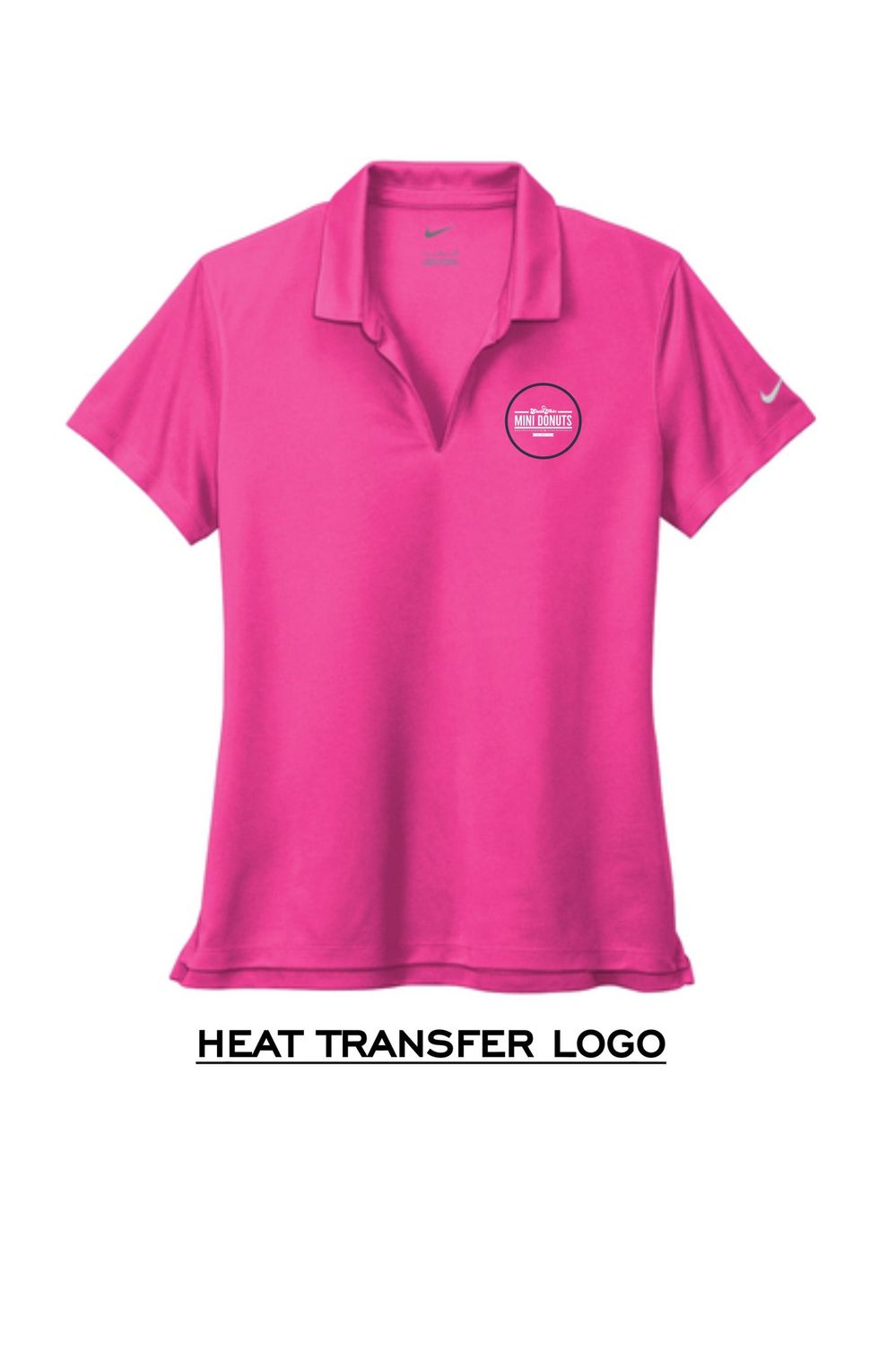 SFMD Dri-Fit Women&#39;s Polo, Colour: Vivid Pink - NKDC1991, Size: Small