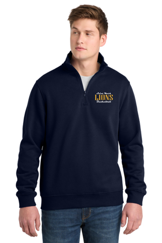 STM Basketball Adult 1/4 Zip Sweatshirt