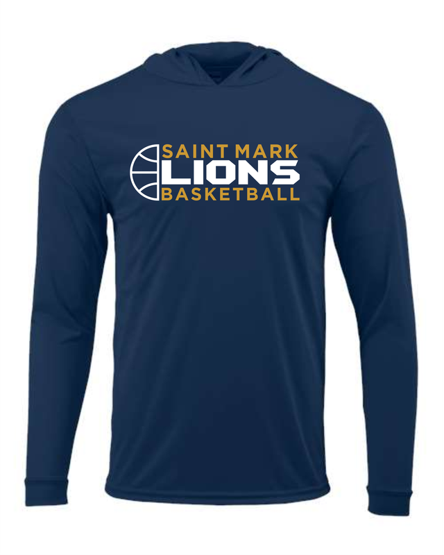 STM Basketball Adult Hooded Performance Long Sleeve