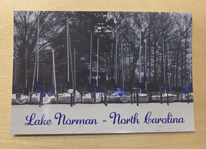 PC - Winter Sailboats Postcard