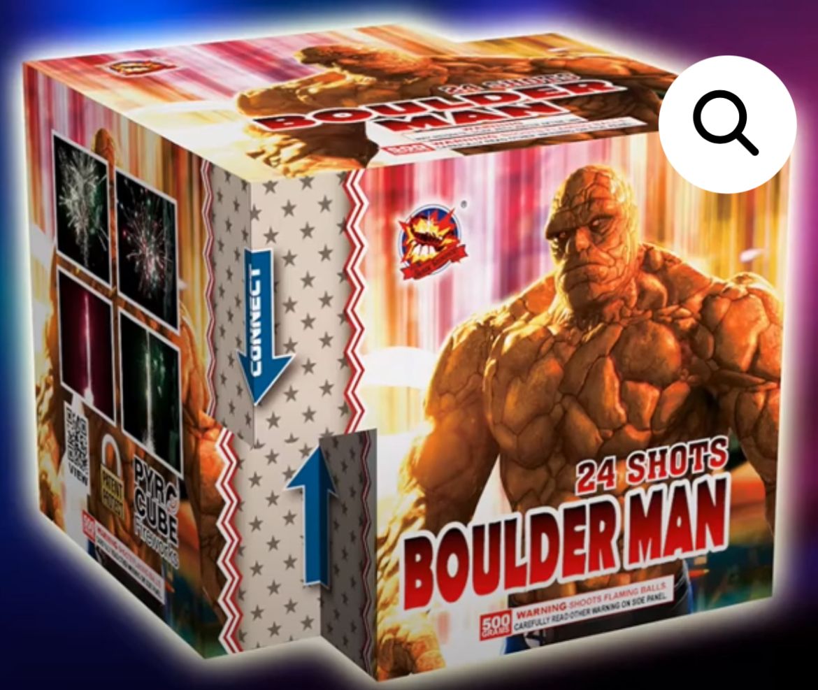 Boulder Man Cube