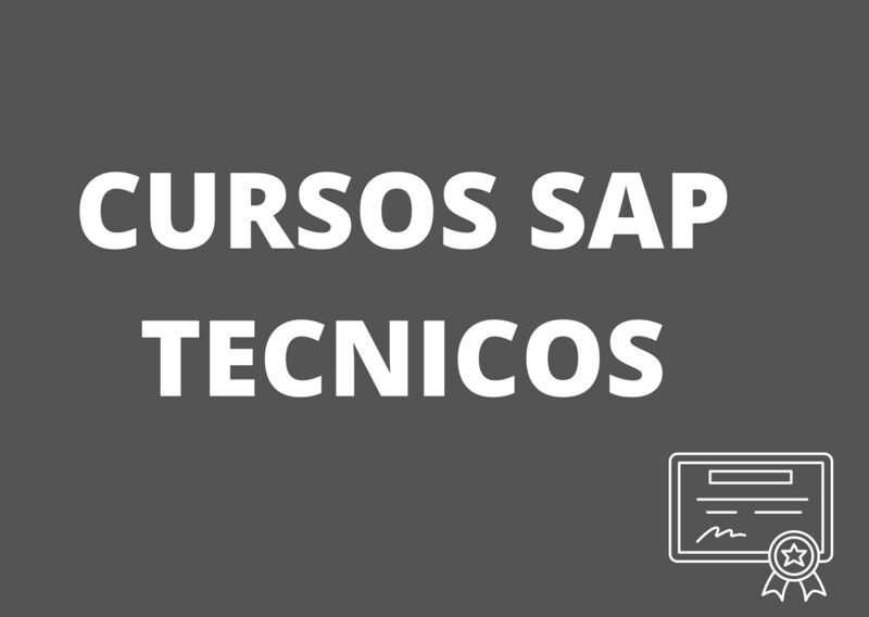 CURSOS SAP TECNICOS ONLINE