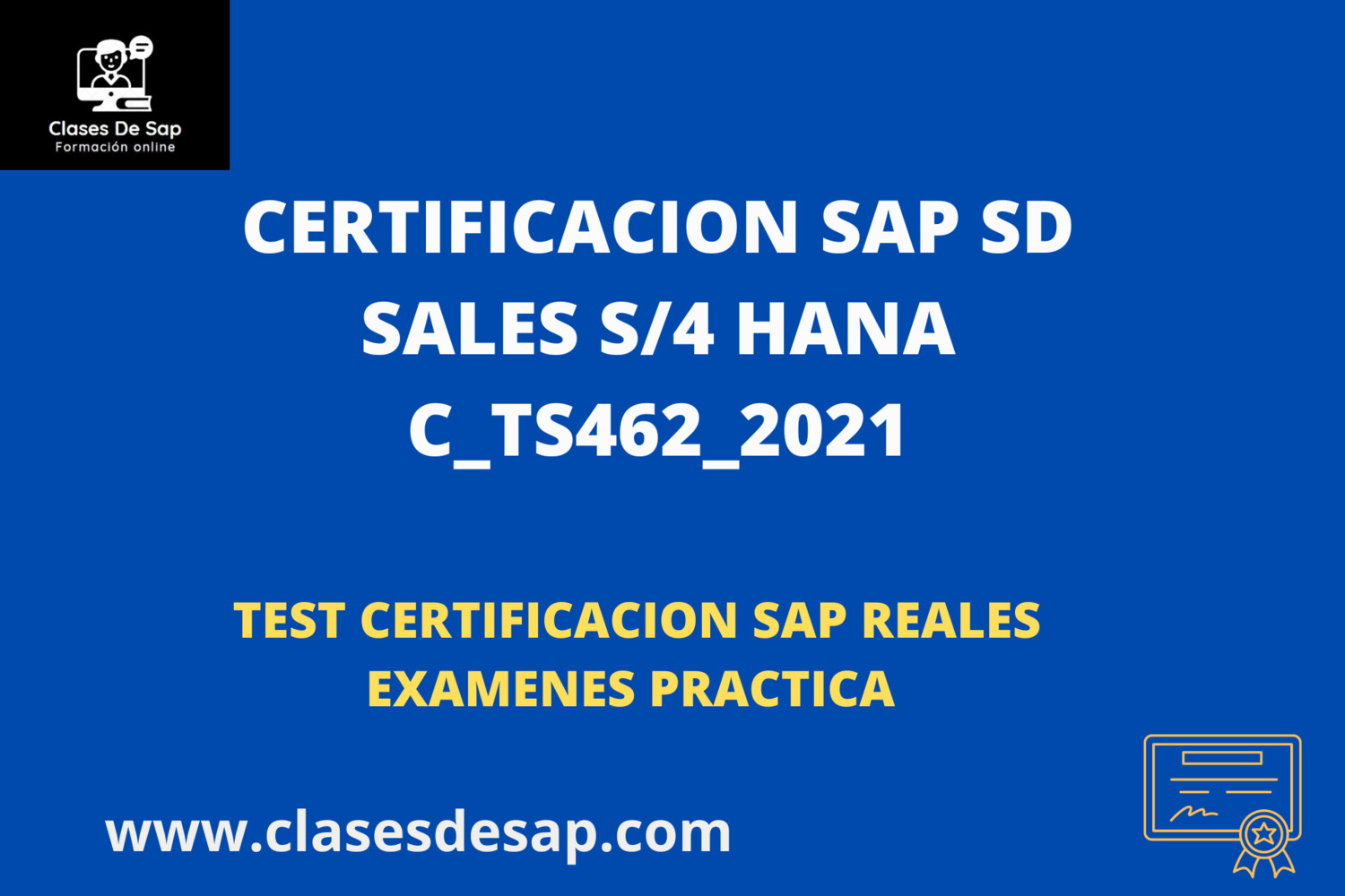 TEST CERTIFICACION SAP SD S/4 HANA C_TS462_2021