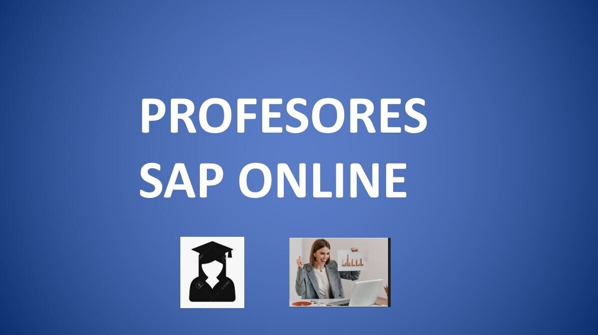 PROFESORES SAP ONLINE