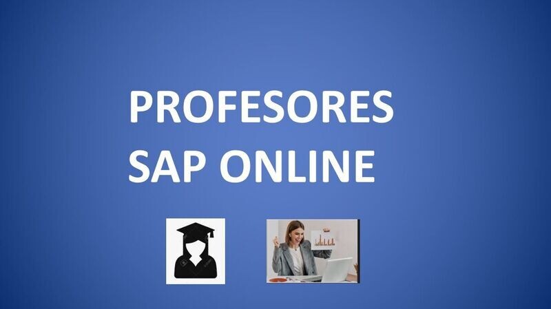 PROFESORES SAP ONLINE
